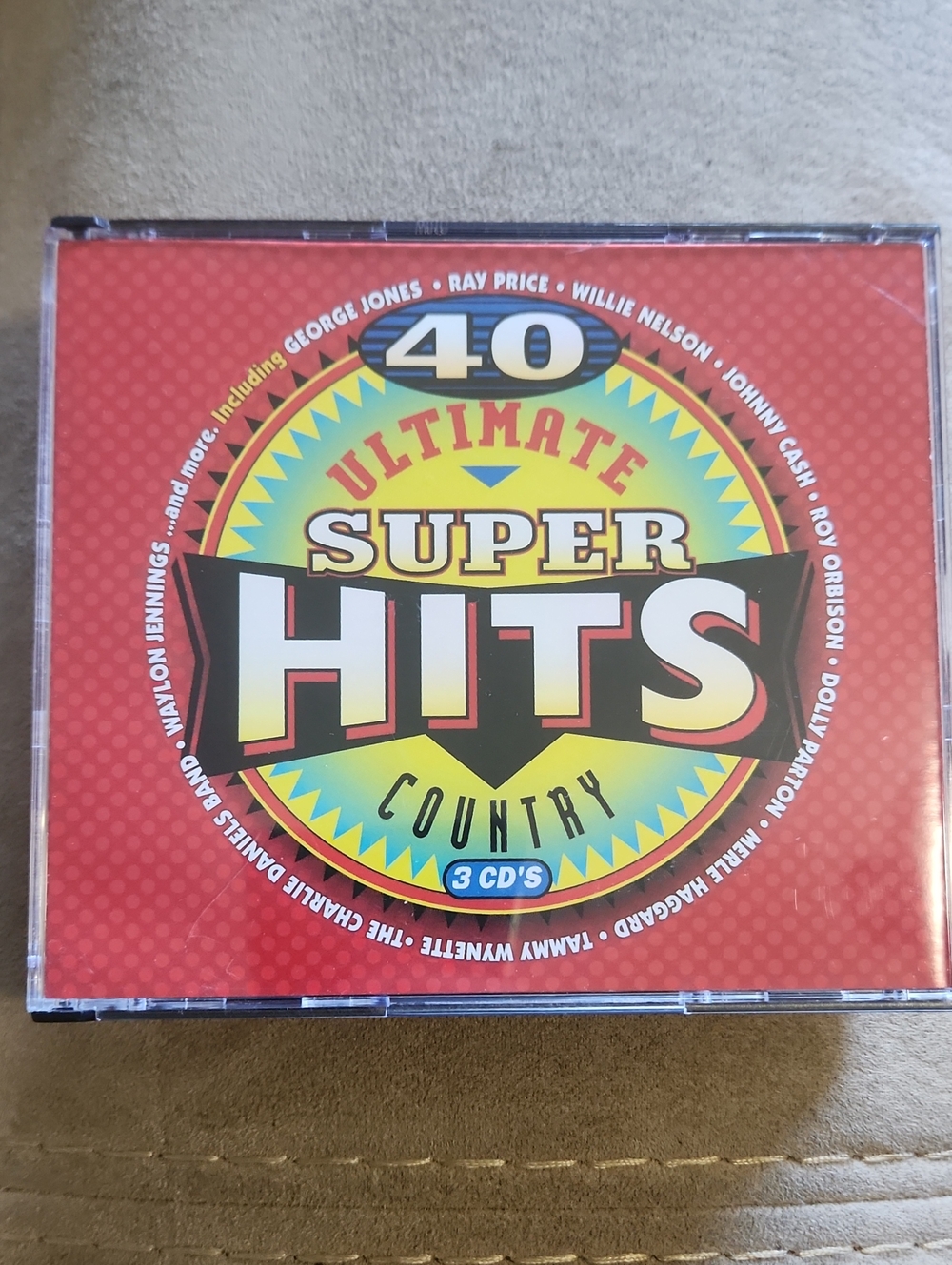 Ultimate Super Hits Country 40-Track CD Set - Red & Yellow